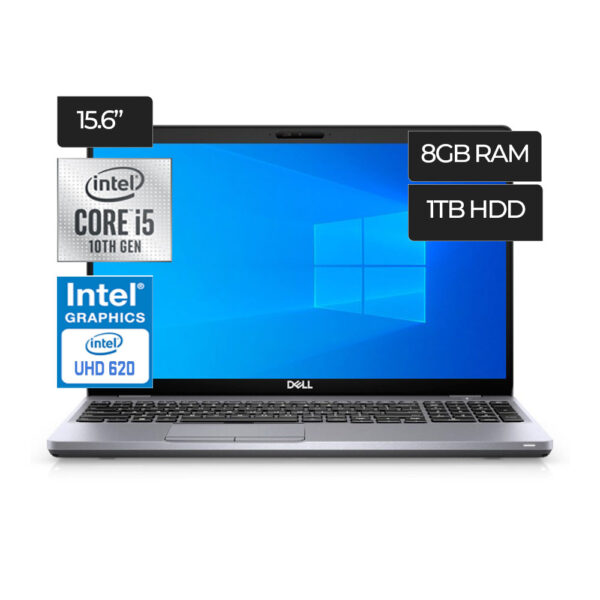 Dell Latitude 5510 Refurbished Laptop – Intel I5-10310U, 16GB RAM, 256GB SSD, 15.6" FHD, Windows 11 – Good Condition
